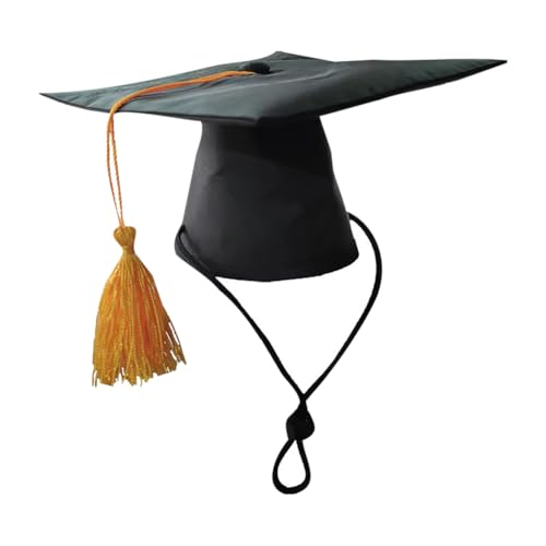 Pet Grad Hut Hund Abschlusskappen Katze Junggesellenabschied Hut Haustiere Abschlusskostüm Hut Kleintierkappen mit gelber Quaste für Welpen Kätzchen Pet Grad Hut Hund Abschlusskappen Katze Junggesellenabschied Hut Haustiere Abschlusskostüm Hut Kleintierkappen mit gelber Quaste für Welpen Kätzchen von ccHuDE