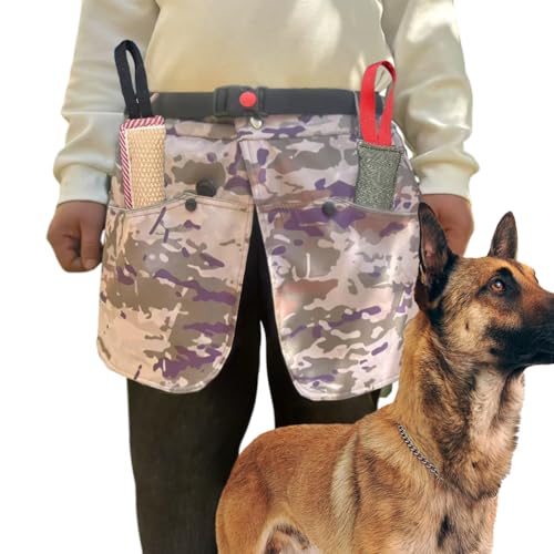 ccotikosee Hundetrainingstasche, Taillenschürze für Handler, Haustier-Trainer-Weste für Damen und Herren, mit Hundespaziergängen, Bauchtasche, freihändig mit mehreren großen tiefen Taschen ccotikosee Hundetrainingstasche, Taillenschürze für Handler, Haustier-Trainer-Weste für Damen und Herren, mit Hundespaziergängen, Bauchtasche, freihändig mit mehreren großen tiefen Taschen von ccotikosee