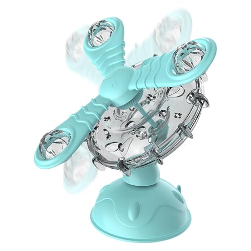 ccuzs 360 Degree Rotating Cat Treat Dispenser Toy, Interactive Slow Feeder for Cats, Treat Dispensing Toy for Cats, Rotating Cat Food Dispenser 5.35x5.94x6.14 for Training, Entertainment ccuzs 360 Degree Rotating Cat Treat Dispenser Toy, Interactive Slow Feeder for Cats, Treat Dispensing Toy for Cats, Rotating Cat Food Dispenser 5.35x5.94x6.14 for Training, Entertainment von ccuzs