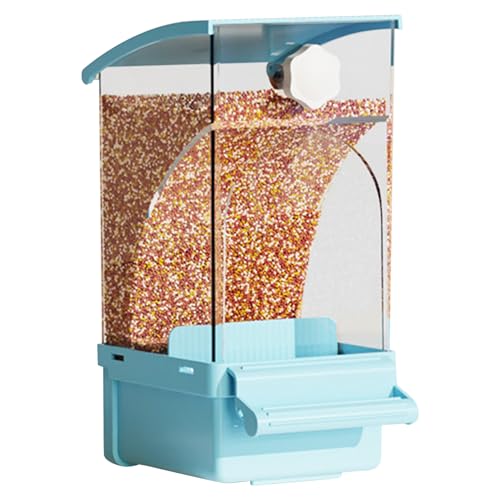 Bird Cage Feeder, Parrot Food Dispenser, Cockatiel Feeding Station with Transparent and Refillable Design for Parakeets, Cockatiels, or Other Small Pet Birds, 1 Piece von ccuzs