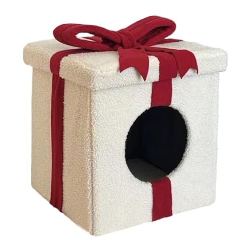 Cat House, Soft Enclosed Pet Bed, 13.78x13.39x13.78 Inches, Portable Compact Cute Cozy BoxShaped Cave for Indoor Cats and Small Dogs, Warm and Comfortable Pet Hideaway Cat House, Soft Enclosed Pet Bed, 13.78x13.39x13.78 Inches, Portable Compact Cute Cozy BoxShaped Cave for Indoor Cats and Small Dogs, Warm and Comfortable Pet Hideaway von ccuzs