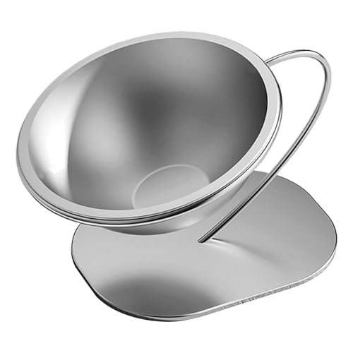 Cat Raised Food Bowl, Metal Kitten Container, Pet Feeding Accessories, Compact Strong Non Slip Base Large Lifted Cups with Stable for Indoor Use, 5.91x6.1x7.68 Inches Cat Raised Food Bowl, Metal Kitten Container, Pet Feeding Accessories, Compact Strong Non Slip Base Large Lifted Cups with Stable for Indoor Use, 5.91x6.1x7.68 Inches von ccuzs