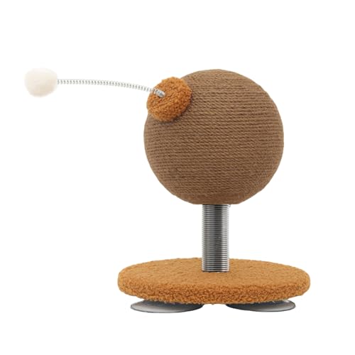Cat Scratching Ball, Suction Cup Sisal Scratcher, Interactive Exercise Toy, Durable Jute Material, Space-Saving Design, Ideal for Apartments, Living Rooms, Bedrooms, Indoor Cats Cat Scratching Ball, Suction Cup Sisal Scratcher, Interactive Exercise Toy, Durable Jute Material, Space-Saving Design, Ideal for Apartments, Living Rooms, Bedrooms, Indoor Cats von ccuzs