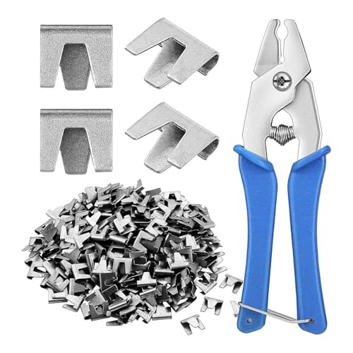 Ccuzs Wire Cage Clips & Pliers Set, Heavy-Duty Fastening Tool, Secure Buckle Installation, Includes 300 Rust-Resistant Clips, Ideal for Small Animal Enclosures, Pet Pens & Do It Yourself Cage Assembly Ccuzs Wire Cage Clips & Pliers Set, Heavy-Duty Fastening Tool, Secure Buckle Installation, Includes 300 Rust-Resistant Clips, Ideal for Small Animal Enclosures, Pet Pens & Do It Yourself Cage Assembly von ccuzs
