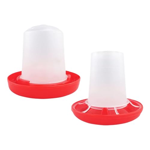 Chicken Waterer, Chick Feeder Set, Farm Livestock Food Dispenser, Easy-Fill Durabless Feeding Containers, for Backyard, Barn, Indoor Outdoor Poultry Care, 10.2x8.7cm Transparent Chicken Waterer, Chick Feeder Set, Farm Livestock Food Dispenser, Easy-Fill Durabless Feeding Containers, for Backyard, Barn, Indoor Outdoor Poultry Care, 10.2x8.7cm Transparent von ccuzs