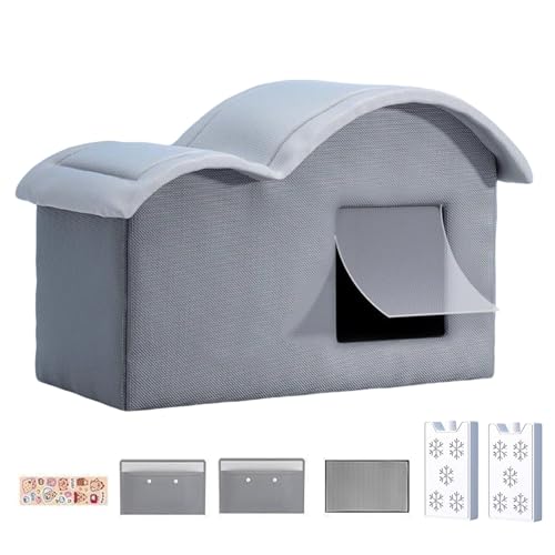 Cooling Cat House, Uniform Cooling Pet Shelter, Detachable Thermal Bed with Shade Cover, Spacious Portable Enclosure for Cats, Kittens, Small Dogs, Indoor Outdoor Patio Balcony Use 17.72x13.78x12.6in Cooling Cat House, Uniform Cooling Pet Shelter, Detachable Thermal Bed with Shade Cover, Spacious Portable Enclosure for Cats, Kittens, Small Dogs, Indoor Outdoor Patio Balcony Use 17.72x13.78x12.6in von ccuzs