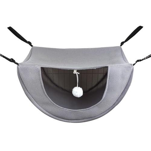 Katzenhängematte für Käfig, dickes Netzgewebe, geeignet für Indoor-Katzen, Frettchen, Hamster oder Kleintiere, bequemes Haustierzubehör von ccuzs