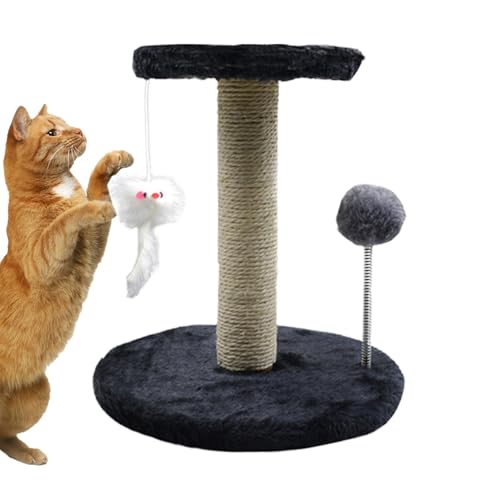 Large Cat Scratching Post, Cat Scratch Toy, Interactive Kitten Tree, Pet Activity Tree with Multilevel Activities Tower for Big Cats and Kittens, 10.24x10.24x11.02 Inches Large Cat Scratching Post, Cat Scratch Toy, Interactive Kitten Tree, Pet Activity Tree with Multilevel Activities Tower for Big Cats and Kittens, 10.24x10.24x11.02 Inches von ccuzs
