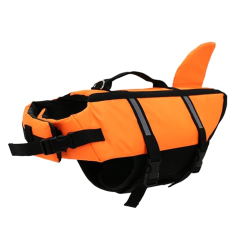 Pet Safety Swim Jacket for Dogs, Lightweight Floatation Vest, Adjustable Dog Water Suit, Reflective Pet Float Coat, Secure Fit Puppy Life Preserver, 1 Piece von ccuzs