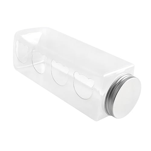 Quail Feeders No Waste, Clear Bird Food Dispenser, 4-Port Bottle Design, No Clutter Poultry Feeder, Made to Provide Convenience, Featuring Pet Material, 6.77x2.17in von ccuzs