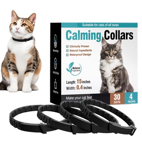 Wasserdichtes, beruhigendes Halsband für Hunde, Pheromon-Halsbänder halten 30 , langlebiges Halsband zum Stressabbau, 24 x 24 x 5 cm, für Hunde und Haustiere Wasserdichtes, beruhigendes Halsband für Hunde, Pheromon-Halsbänder halten 30 , langlebiges Halsband zum Stressabbau, 24 x 24 x 5 cm, für Hunde und Haustiere von ccuzs
