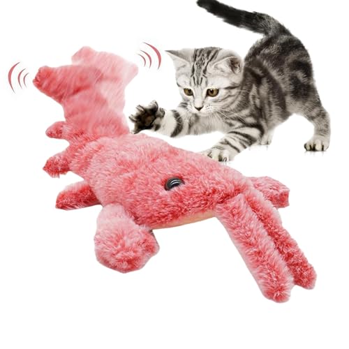 ccuzs Adorable Pet Electric Plush Toy, Interactive Lobster for Dogs and Cats, Rechargeable Plush Toy with Removable Catnip Bag for Indoor and Outdoor, 14.17 Inches ccuzs Adorable Pet Electric Plush Toy, Interactive Lobster for Dogs and Cats, Rechargeable Plush Toy with Removable Catnip Bag for Indoor and Outdoor, 14.17 Inches von ccuzs