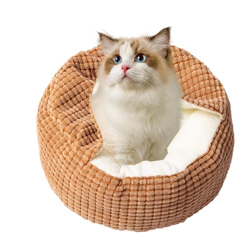ccuzs Cat Cave Bed, Indoor Kitten Nest, Comfortable Pet Bed, Soft Cat Sleeping Spots with Non Slip and Breathable Base for Kittens, Small Cats, and Medium Sized Dogs, 1 Piece ccuzs Cat Cave Bed, Indoor Kitten Nest, Comfortable Pet Bed, Soft Cat Sleeping Spots with Non Slip and Breathable Base for Kittens, Small Cats, and Medium Sized Dogs, 1 Piece von ccuzs