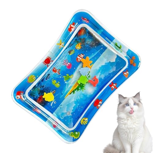 ccuzs Cat Water Bed, Dog Cooling Pad, Interactive Cat Toys with Versatile and Easy to Clean Material for Summer Exercise, Hydration, or Outdoor Activity Playtime, 1 Piece ccuzs Cat Water Bed, Dog Cooling Pad, Interactive Cat Toys with Versatile and Easy to Clean Material for Summer Exercise, Hydration, or Outdoor Activity Playtime, 1 Piece von ccuzs