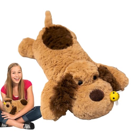 ccuzs Dog Plush Toy, Cartoon Bee Dog Stuffed Animal, Soft Huggable Plushiess, Adorable Cuddly Toy for Kids, Sofa, Bedside, Shelf and Plushs Collectors 20x15x35cm Beige Brown Light Brown ccuzs Dog Plush Toy, Cartoon Bee Dog Stuffed Animal, Soft Huggable Plushiess, Adorable Cuddly Toy for Kids, Sofa, Bedside, Shelf and Plushs Collectors 20x15x35cm Beige Brown Light Brown von ccuzs