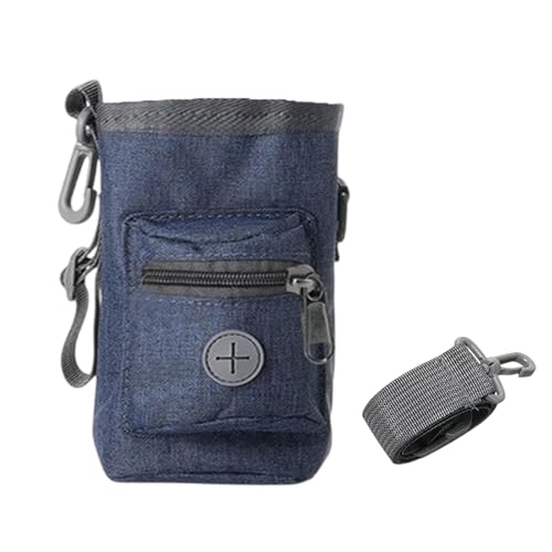 ccuzs Dog Treat Pouch, Large Capacity Snack Holder, Built in Poop Bag Dispenser, Handsfree Adjustable Strap, Sturdy Water Resistant Design for Outdoor Training, Walking, Travel ccuzs Dog Treat Pouch, Large Capacity Snack Holder, Built in Poop Bag Dispenser, Handsfree Adjustable Strap, Sturdy Water Resistant Design for Outdoor Training, Walking, Travel von ccuzs