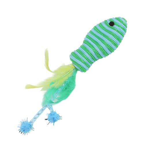 ccuzs Fish Cat Toys, Interactive Feather Teaser, Colorful Wand Set, Durabless Play Accessory, Exercise and Fun, Indoor Kitten Entertainment, 7.48 Zoll Red White Blue ccuzs Fish Cat Toys, Interactive Feather Teaser, Colorful Wand Set, Durabless Play Accessory, Exercise and Fun, Indoor Kitten Entertainment, 7.48 Zoll Red White Blue von ccuzs