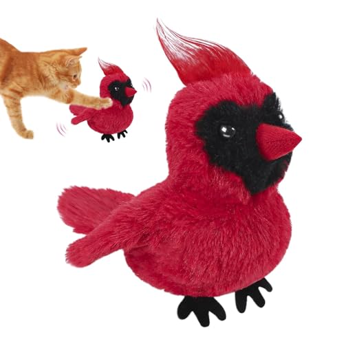 ccuzs Flapping Bird Cat Toy, Interactive Chirping Bird Plush, Touch Activated Realistic Pet Toy, Rechargeable Motion Plush for Kittens, Small Cats and Puppies, 6.3x4.72x2.36 Inches ccuzs Flapping Bird Cat Toy, Interactive Chirping Bird Plush, Touch Activated Realistic Pet Toy, Rechargeable Motion Plush for Kittens, Small Cats and Puppies, 6.3x4.72x2.36 Inches von ccuzs