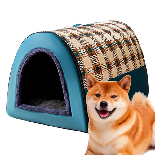 ccuzs Hochelastische Hundematte mit Kissen, warmes schlafendes Haustierbett, bequemes Hundenest, Indoor-Hundehaus, faltbare Haustierhöhle, 45 x 34 x 34 cm, für kleine und mittelgroße Haustiere (1 ccuzs Hochelastische Hundematte mit Kissen, warmes schlafendes Haustierbett, bequemes Hundenest, Indoor-Hundehaus, faltbare Haustierhöhle, 45 x 34 x 34 cm, für kleine und mittelgroße Haustiere (1 von ccuzs