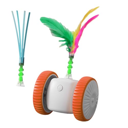 ccuzs Intelligent Cat Toy, Cat Exercise Ball, Kitten Mental Stimulation, Moving Ball Toy for Cats, Interactive Cat Exercise Toy for Keeping Kittens Entertained and Active Indoors von ccuzs