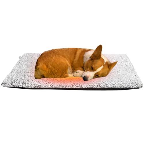 ccuzs Noiseless Cat Heating Bed, Versatile Warming Pet Bed, Heating Pad for Puppy, Machine Washable Bed with Noiseless and Washable Design for Furniture, Sofas, Floors and Pet Beds ccuzs Noiseless Cat Heating Bed, Versatile Warming Pet Bed, Heating Pad for Puppy, Machine Washable Bed with Noiseless and Washable Design for Furniture, Sofas, Floors and Pet Beds von ccuzs