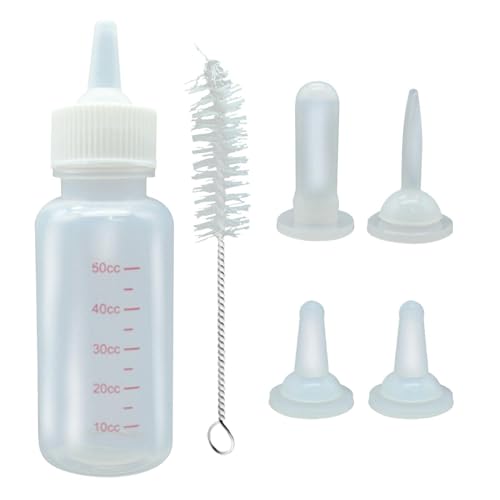 ccuzs Nursing Bottle for Kittens, Soft Silicone Feeder, Leakproof Design, Clear Scale Marking, Reusable Pet Bottle, for Red Squirrel, Chihuahua, And Small Animals, Silicone Material ccuzs Nursing Bottle for Kittens, Soft Silicone Feeder, Leakproof Design, Clear Scale Marking, Reusable Pet Bottle, for Red Squirrel, Chihuahua, And Small Animals, Silicone Material von ccuzs