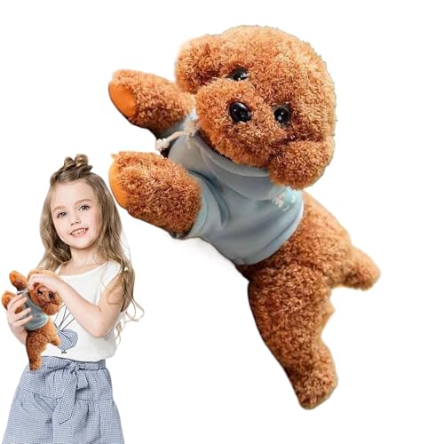 ccuzs Plush Toys, Dog Plush, Stuffed Animal, Soft and Cuddly Made from Soft, Plush Materials, Adorable Cartoon Design Featuring a Cute Cartoon Design, for Kindergartens Puppy Toy, Brown ccuzs Plush Toys, Dog Plush, Stuffed Animal, Soft and Cuddly Made from Soft, Plush Materials, Adorable Cartoon Design Featuring a Cute Cartoon Design, for Kindergartens Puppy Toy, Brown von ccuzs