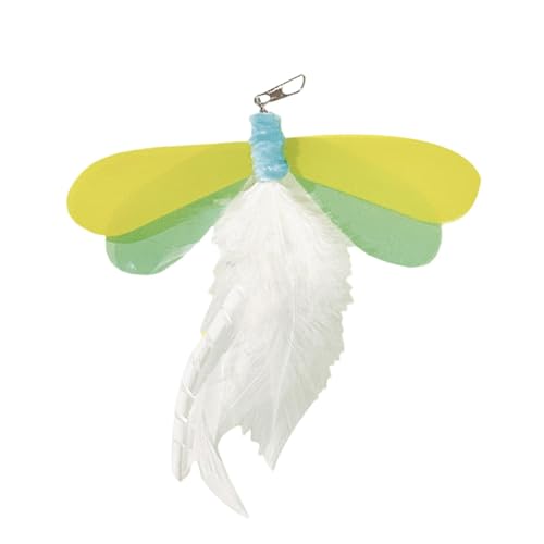 ccuzs Sleek Cat Feather Toy, Interactive Cat Teaser, Dragonfly Cat Toy, Decorative Cats Feather Replacement for Cats Physical, Training and Playing, Home, Entertainment, Present ccuzs Sleek Cat Feather Toy, Interactive Cat Teaser, Dragonfly Cat Toy, Decorative Cats Feather Replacement for Cats Physical, Training and Playing, Home, Entertainment, Present von ccuzs