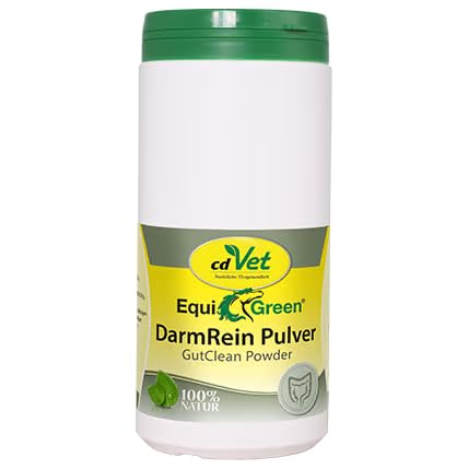 EquiGreen DarmRein Pulver 600 g | Ergänzungsfuttermittel für Pferde zur ernährungsbedingten Unterstützung der Darmflora von cdVet