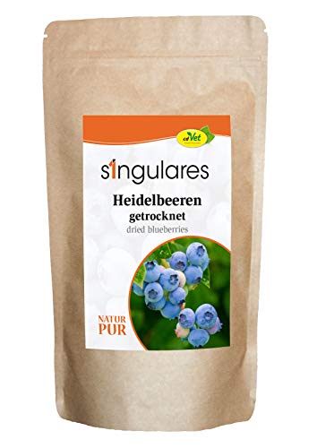 Singulares Heidelbeeren 250 g| für eine naturnahe Fütterung von Tieren von cdVet