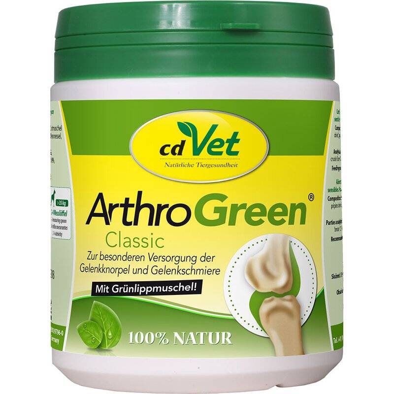 cdVet ArthroGreen Classic 345 g (179,68 € pro 1 kg) von cdVet