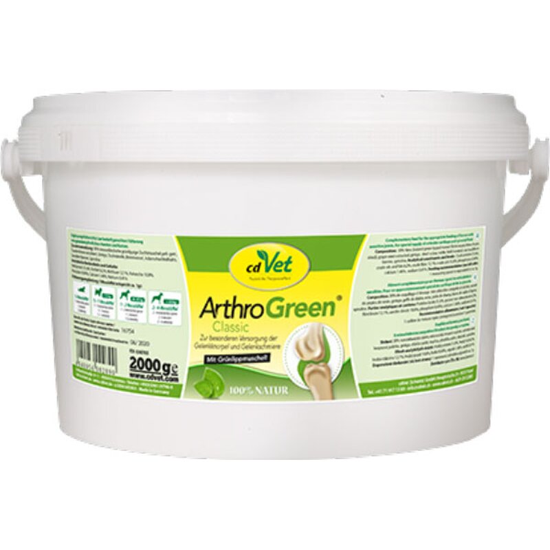 cdVet ArthroGreen Classic 2 kg (109,99 € pro 1 kg) von cdVet