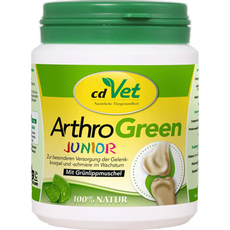 cdVet ArthroGreen Junior - 330g (134,82 € pro 1 kg) von cdVet