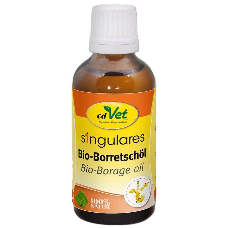 cdVet Singulares Bio-Borretschöl - 50ml (259,80 € pro 1 l) von cdVet