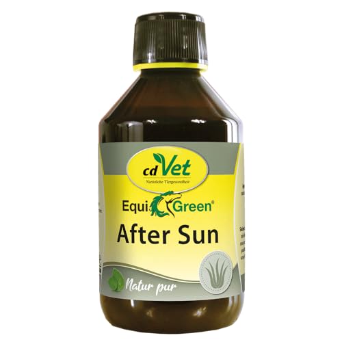 cdVet EquiGreen After Sun 250 ml | Pflegespray für Pferde - versorgt und beruhigt die durch UV-Strahlung gereizte Haut - von cdVet