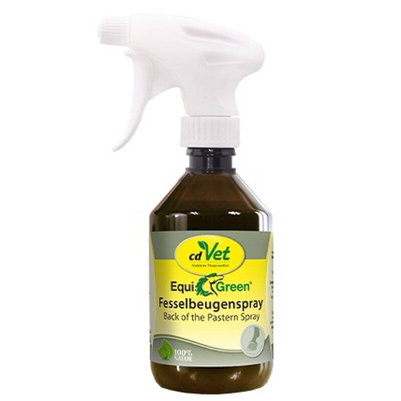 cdVet EquiGreen Fesselbeugenspray - 250 ml (93,96 € pro 1 l) von cdVet
