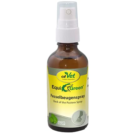 cdVet EquiGreen Fesselbeugenspray 50 ml | Pflegespray für Pferde zur intensiven Pflege und zum Schutz der Fesselbeugen von cdVet