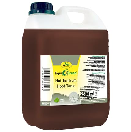 cdVet EquiGreen Huf-Tonikum 2,5 Liter | Ergänzungsfuttermittel für Pferde zur fütterungsbedingten Unterstützung des Hufstoffwechsels cdVet EquiGreen Huf-Tonikum 2,5 Liter | Ergänzungsfuttermittel für Pferde zur fütterungsbedingten Unterstützung des Hufstoffwechsels von cdVet
