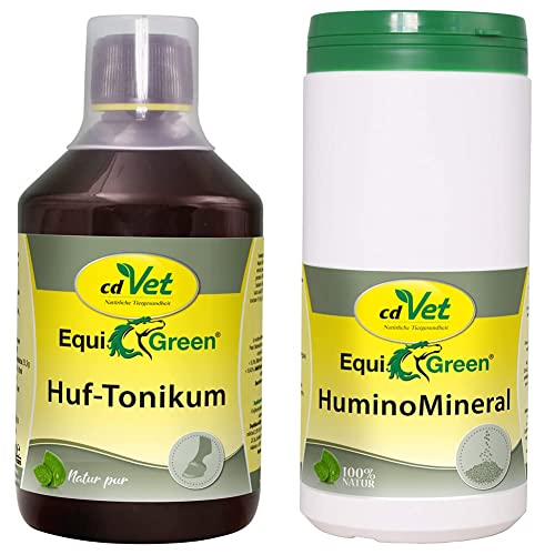 cdVet EquiGreen Huftonikum, 500 ml & EquiGreen HuminoMineral von cdVet
