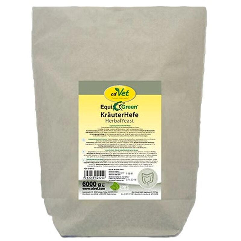 cdVet EquiGreen Kräuterhefe - 6 kg (15,58 € pro 1 kg) von cdVet