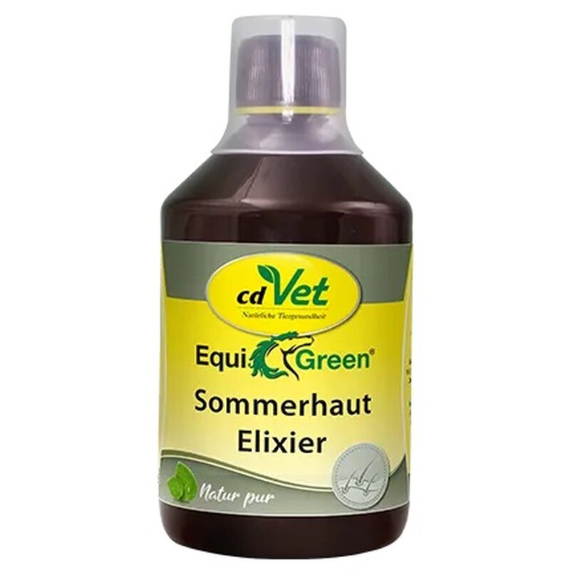 cdVet EquiGreen Sommerhaut Elixier - 500 ml (165,98 € pro 1 l) von cdVet