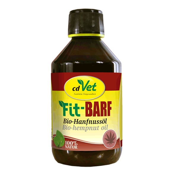 cdVet Fit-BARF Bio-Hanfnussöl 250ml von cdVet