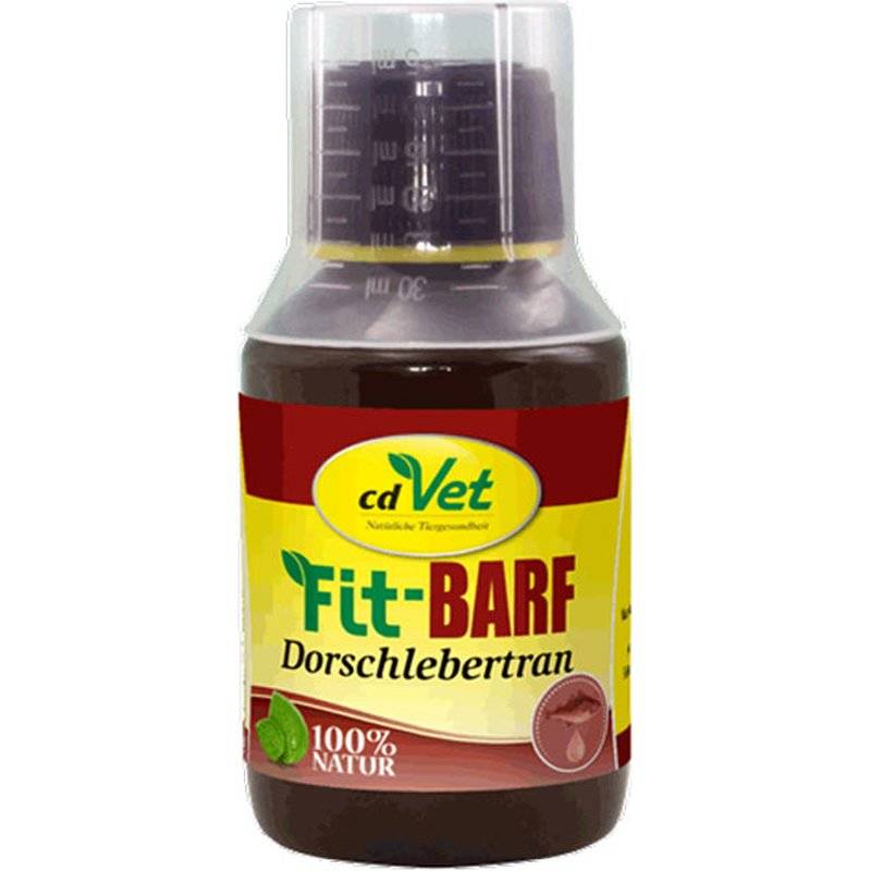 cdVet Fit BARF Dorschlebertran - 100 ml (113,50 € pro 1 l) von cdVet