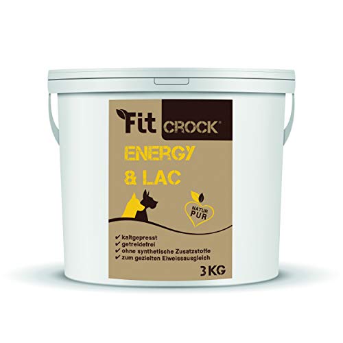 cdVet Fit-Crock Hundefutter trocken Energy & Lac 3 kg, getreidefrei von cdVet