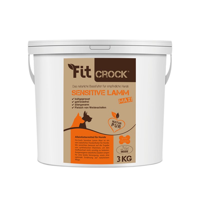 cdVet Fit-Crock Sensitive Lamm Maxi 3 kg (9,16 € pro 1 kg) von cdVet