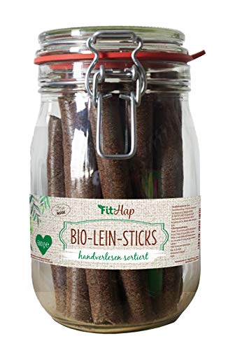 cdVet Fit-Hap Bio-Lein-Sticks 600g | Gesunde Belohnung für Hunde und Pferde von cdVet