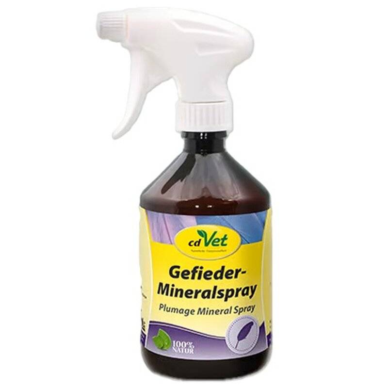 cdVet Gefieder Mineralspray 500 ml (70,98 € pro 1 l) von cdVet