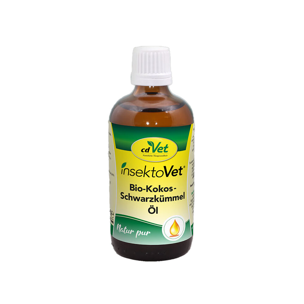 cdVet InsektoVet Bio-Kokos-Schwarzkümmelöl - 100 ml cdVet InsektoVet Bio-Kokos-Schwarzkümmelöl - 100 ml von cdVet
