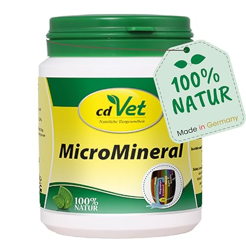 cdVet MicroMineral Hund & Katze 150g - Nahrungsergänzung für Haustiere mit Mineralstoffen und Spurenelementen wie Magnesium und Calcium sowie Vitaminen von cdVet