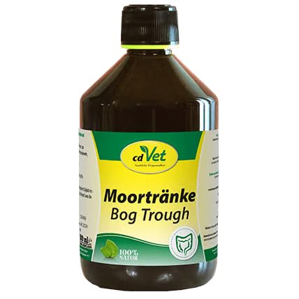 cdVet Moortränke 500 ml | Reines Naturmoor für Hunde und Katzen - organische Substanz aus Urpflanzen von cdVet